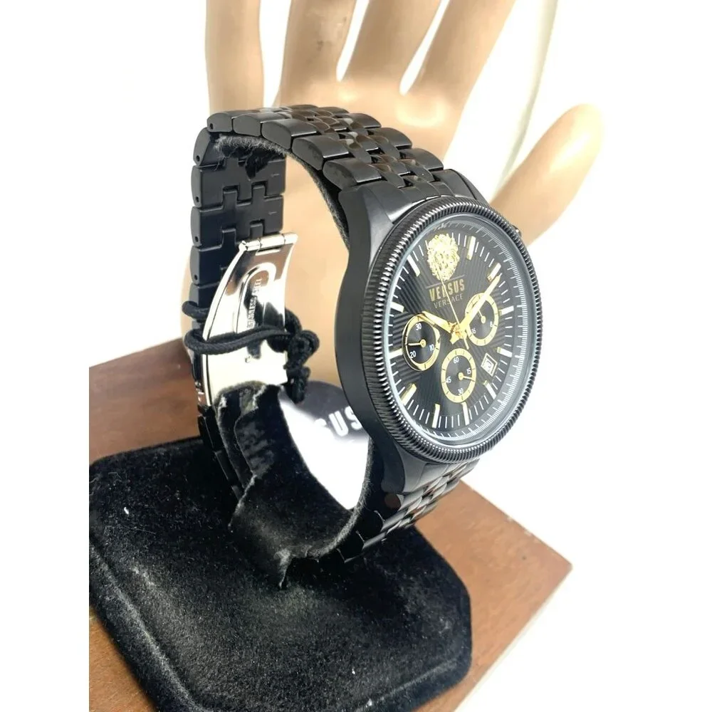 Versus by Versace Men's Watch VSP971221 Chronograph Quartz Black Steel 45mm
